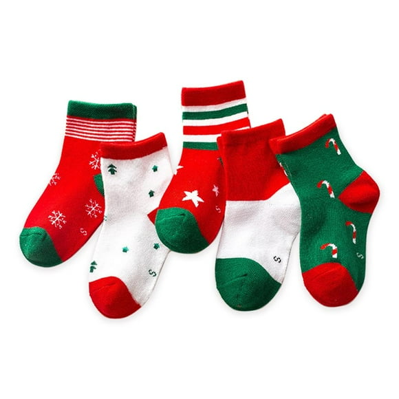 YEAPOOK Baby Toddler Kids Christmas Socks Boys Girls Cute Fuzzy Children Christmas Socks 5 Pairs YEAPOOK Baby Toddler Kids Christmas Socks Boys Girls Cute Fuzzy Children Christmas Socks 5 Pairs